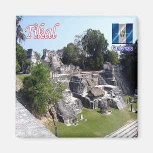 zGT011 TIKAL,Guatemala, America, Fridge Magnet