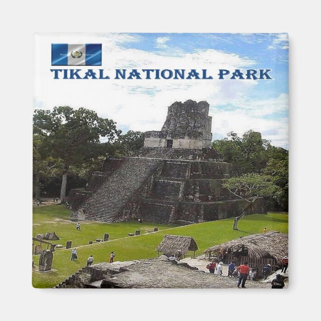 zGT016 TIKAL National Park, Guatemala, Fridge Magnet (Front)
