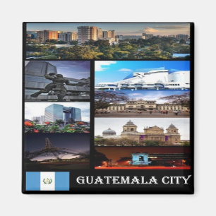 zGT023 GUATEMALA City, Mosaic, America, Fridge Magnet