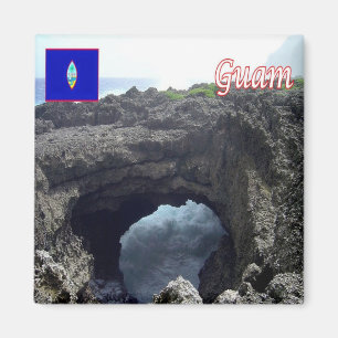 zGU0012 GUAM, Panorama, Oceania, Fridge Magnet