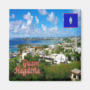 zGU002 HAGATNA, GUAM, Panorama, Oceania, Fridge Magnet