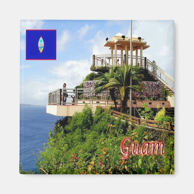 zGU005 PUNTAN DOS AMANTES, GUAM, Oceania, Fridge  Magnet (Front)
