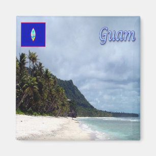 zGU011 GUAM, Beach, Sea View, Oceania, Fridge Magnet