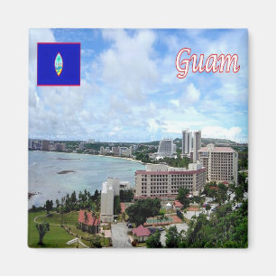 zGU013 GUAM, Panorama, Oceania, Fridge Magnet
