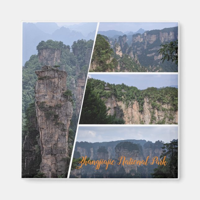 Zhangjiajie Collage Magnet (Front)