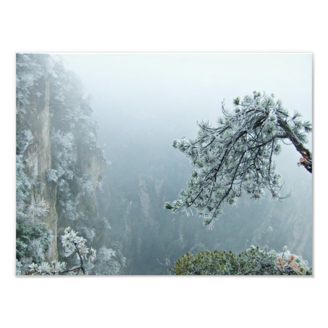 Zhangjiajie National Forest Park, Hunan China Photo Print (Front)