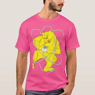 Zheleznogorsk Bear Splitting Atom   Russian Flag  T-Shirt