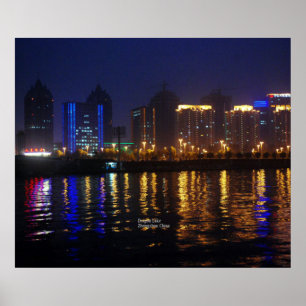 Zhengzhou, Henan Province, Dragon Lake Poster
