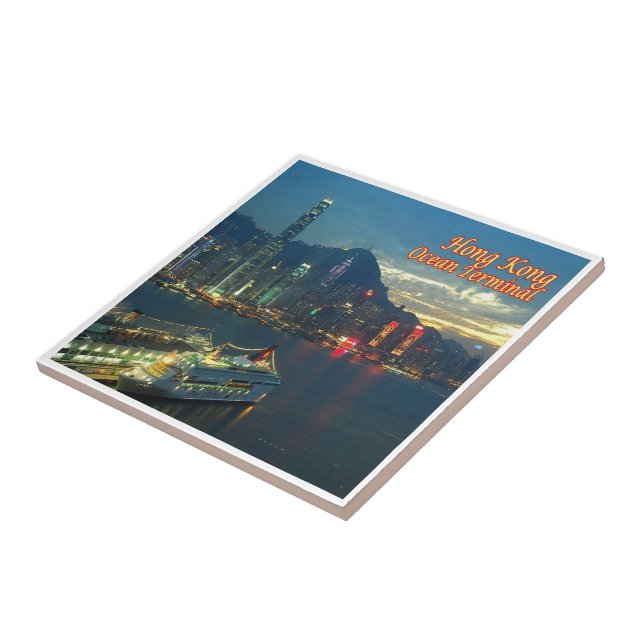 zHK009 OCEAN TERMINAL Hong Kong, Asia, Tile (Side)