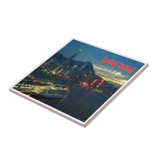 zHK010  HONG KONG panorama, Asia, Tile (Side)