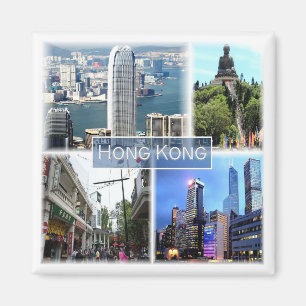 zHK011  HONG KONG, Souvenir Fridge  Magnet