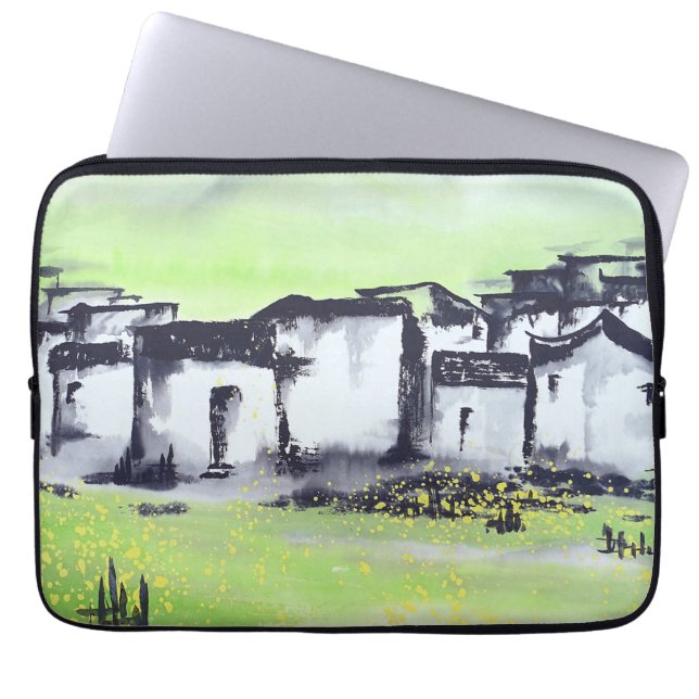 Zhongguo Cun - Chinese Village Laptop Sleeve (Front)