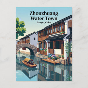 Zhouzhuang Water Town China Postcard