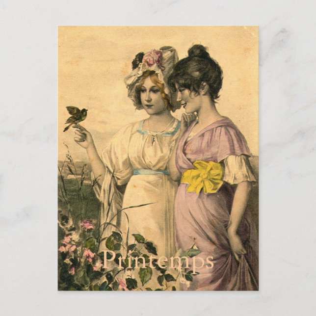 ZHR0011, Printemps Postcard (Front)