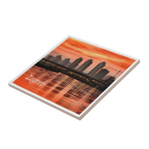 zHR004 ZAGREB, Croatia, Europe, Tile