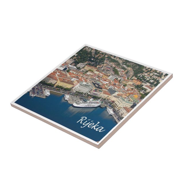 zHR005 RIJEKA Croatia, Tile (Side)