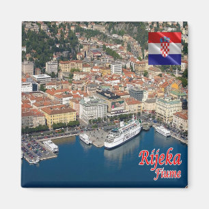 zHR006 RIJEKA, Croatia, Fridge Magnet