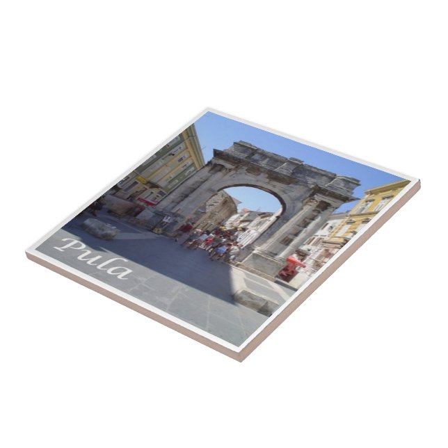 zHR007 PULA, Croatia, Tile (Side)