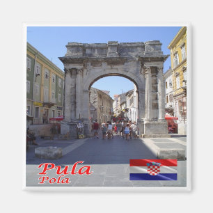 zHR008 PULA, Croatia, Fridge Magnet