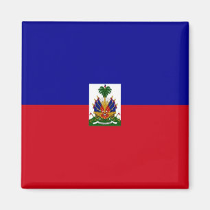 zHT001 HAITI FLAG, America, Fridge Magnet