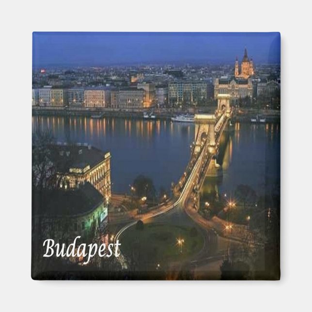 zHU008 BUDAPEST - Hungary - Budapest - Fridge Magnet (Front)