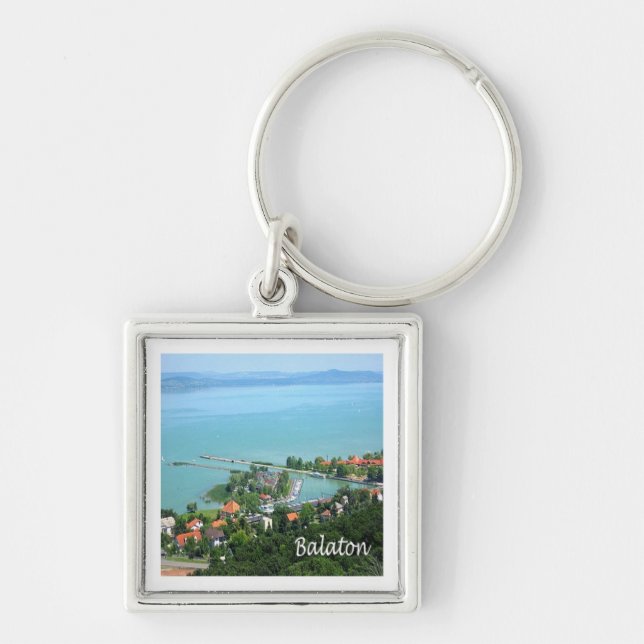 zHU009  BALATON, Hungary, Europe, Key Ring (Front)