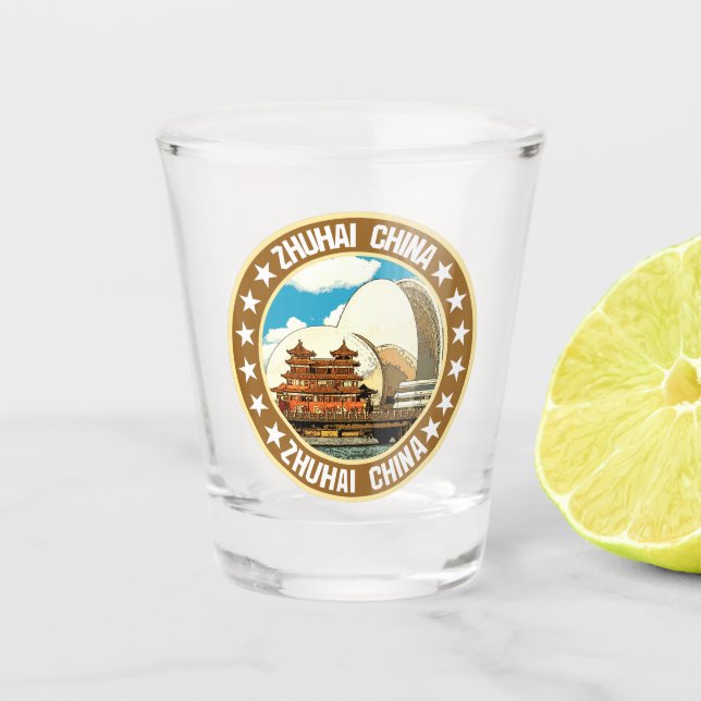 Zhuhai                                             shot glass (Front)