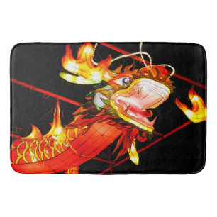 Zhulong Fire Dragon Bath Mat