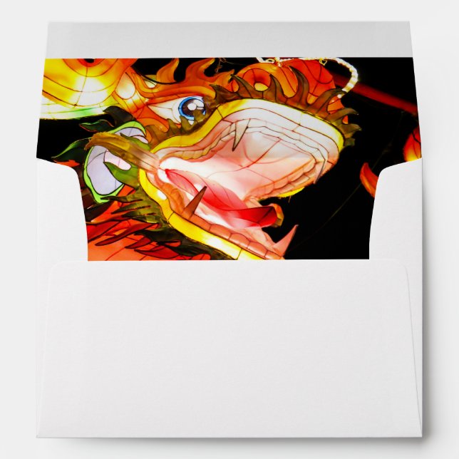 Zhulong Fire Dragon  Envelope (Back (Bottom))