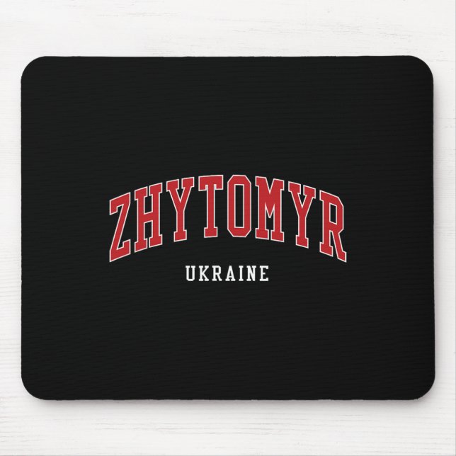 Zhytomyr Ukraine College University Style  Mouse Mat (Front)