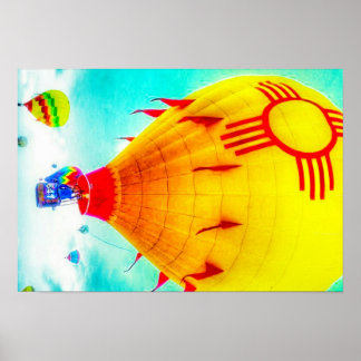 Zia balloon poster