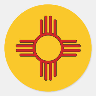 Zia Classic Round Sticker