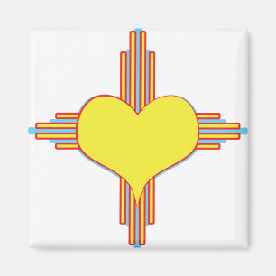 Zia Heart Magnet