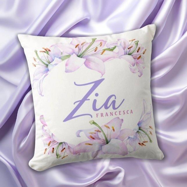 Zia Personalised Italian Gift for Aunt Cushion (Creator Uploaded)