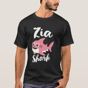 Zia Shark Mother's Day Grandma Funny T-Shirt