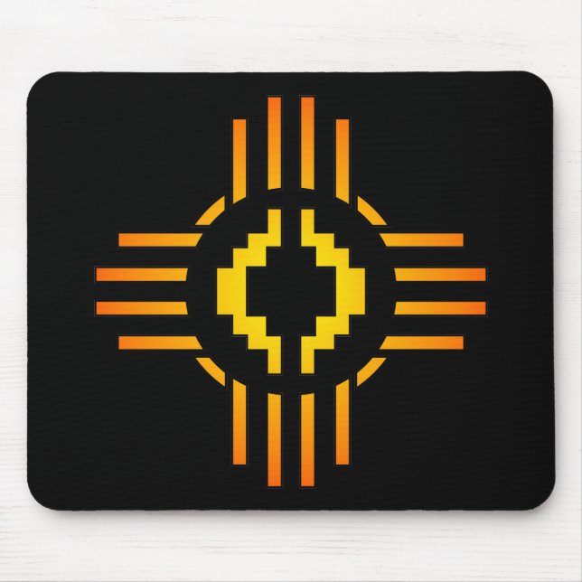 Zia Sun Sign Mouse Mat (Front)