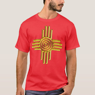 Zia Sun Spiral Zia Pueblo New Mexico I  1  T-Shirt
