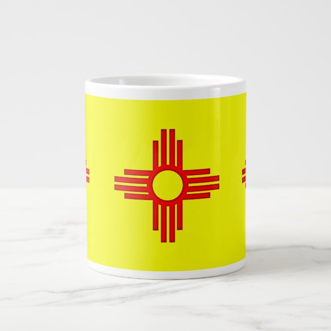 Zia Sun Symbol Large Coffee Mug (Front)