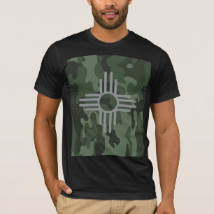 Zia Symbol Camouflage Mens T-Shirt