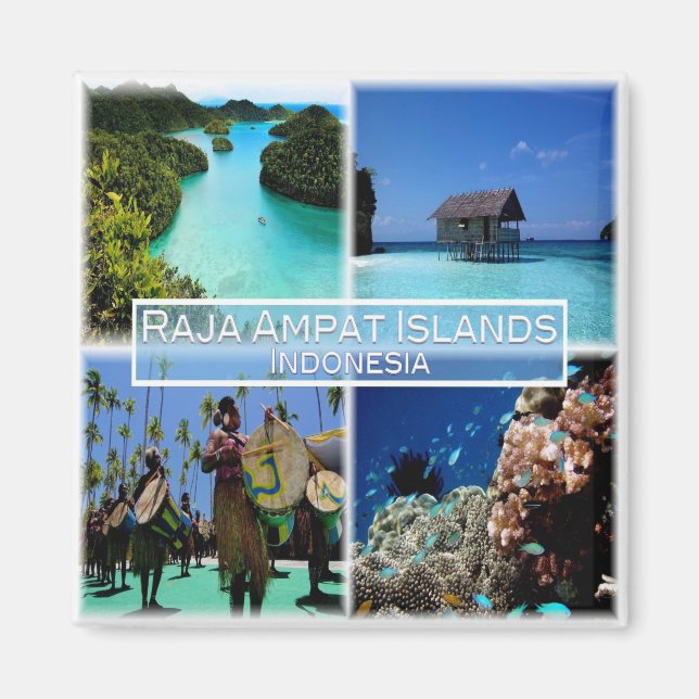 zID005  RAJA AMPAT ISLANDS, Penabuh Suling Tambur Magnet (Front)