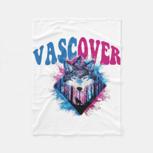 Zidika vascover wolf Essential Fleece Blanket