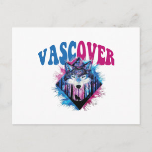 Zidika vascover wolf  Essential Holiday Postcard
