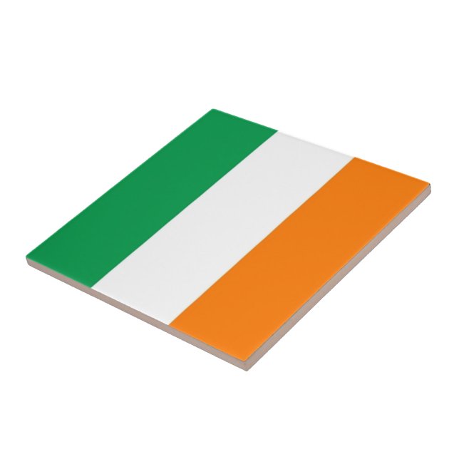 zIE001 Irish FLAG, IRELAND, Tile (Side)