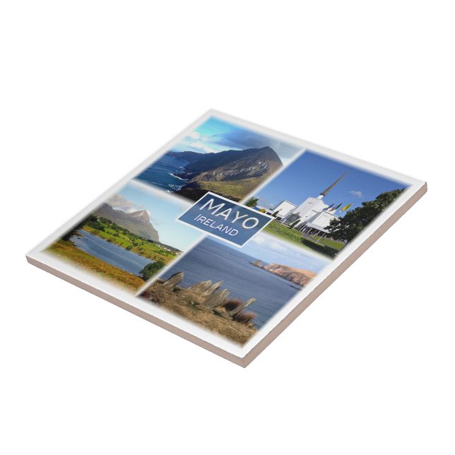 zIE003 MAYO - Mosaic, Ireland, Tile (Side)