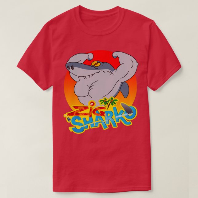 Zig And Sharko Games a Zig And Sharko Games 1 T-Shirt (Design Front)