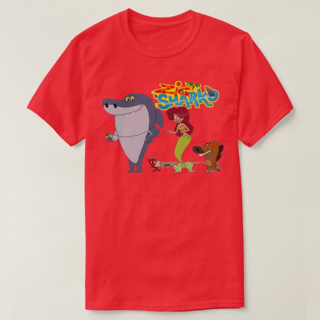 Zig And Sharko Marina Mermaid Funny Gift For kids T-Shirt (Design Front)