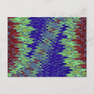 ZIG ZAG 12 Postcard