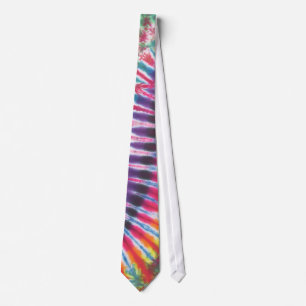 Zig Zag 2 Tie Dye Necktie