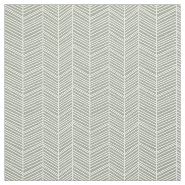 zig zag chevron herringbone pattern on grey fabric (Swatch)