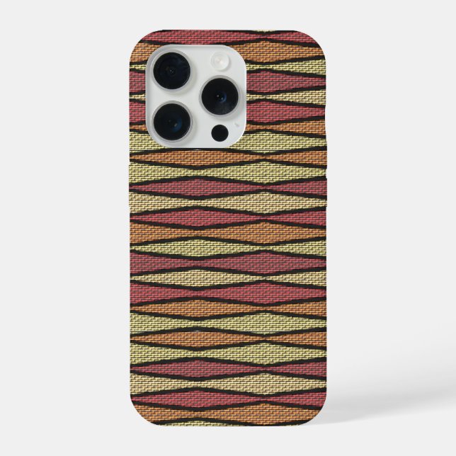 Zig Zag Cloth Look Case (Back)